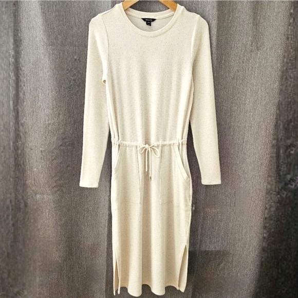 🇨🇦 RW&CO Loungewear Long Sleeve Knit Midi Dress - Picture 8 of 16